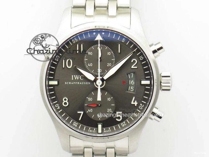 MIROTIME 0410 Affordable Big Pilot IW329703 M+F 1:1 Best Edition Black Dial on Black Nylon Strap MY 7004